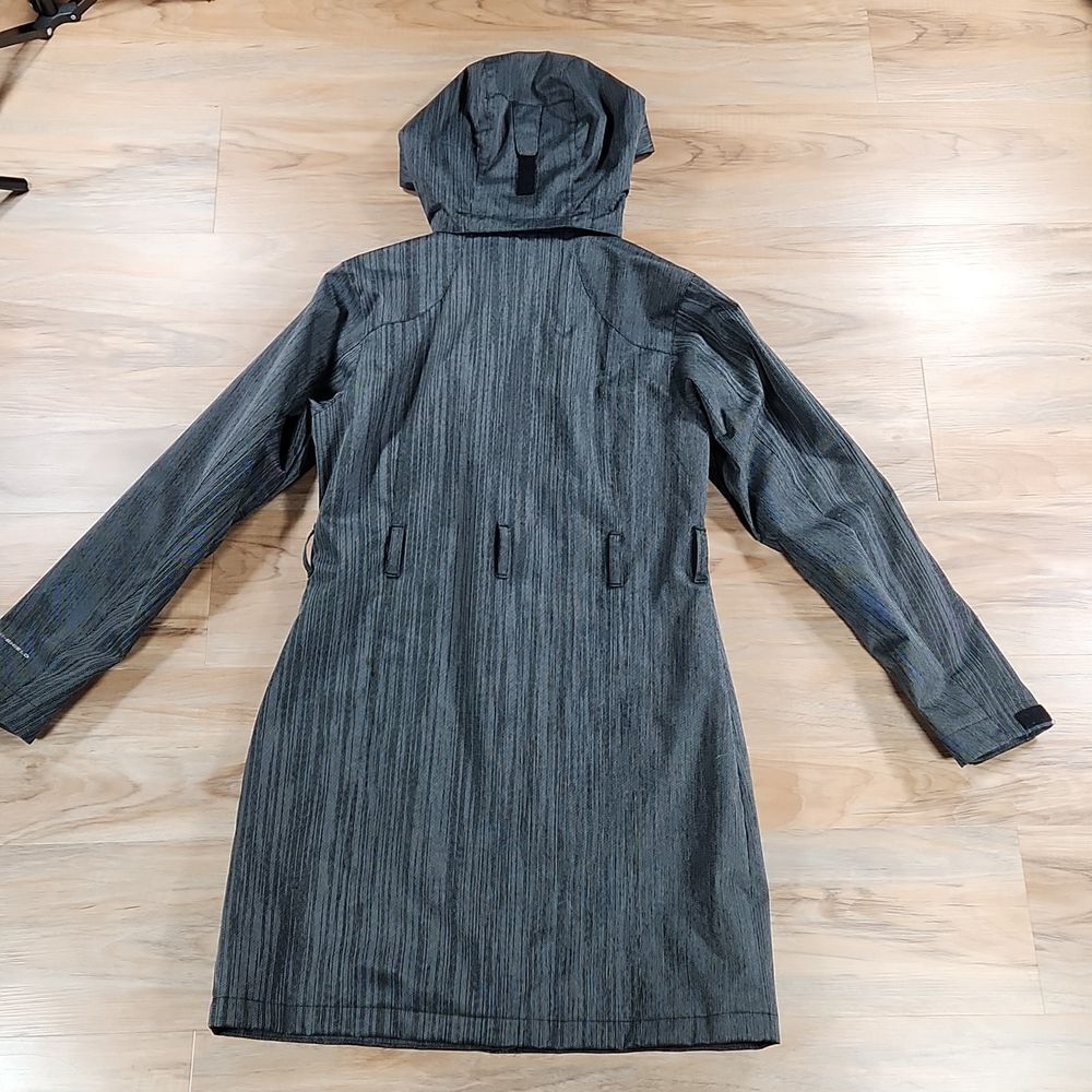 🔥Columbia Black Radiant Maiden Trench Coat Small - Picture 3 of 12